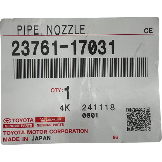 Genuine Toyota 23761‑17031 Injector Leak‑Off Pipe – LandCruiser 1HD‑FTE