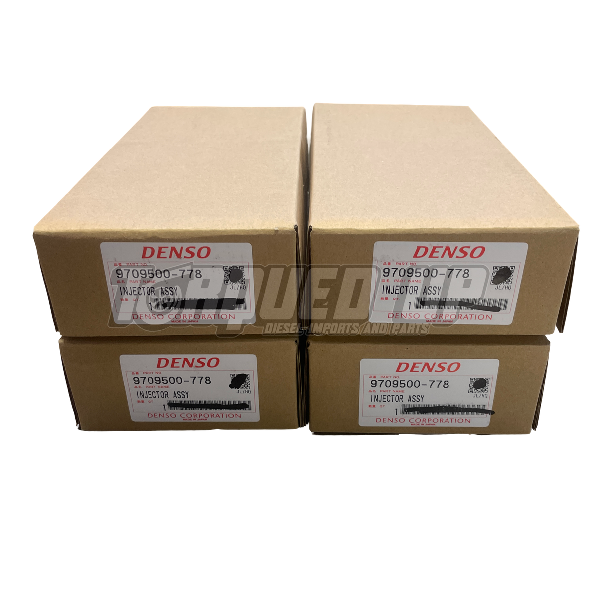 Genuine Denso 095000‑7780 Injectors (Set of 4) – Toyota Hilux/Prado 1KD‑FTV 13‑Code