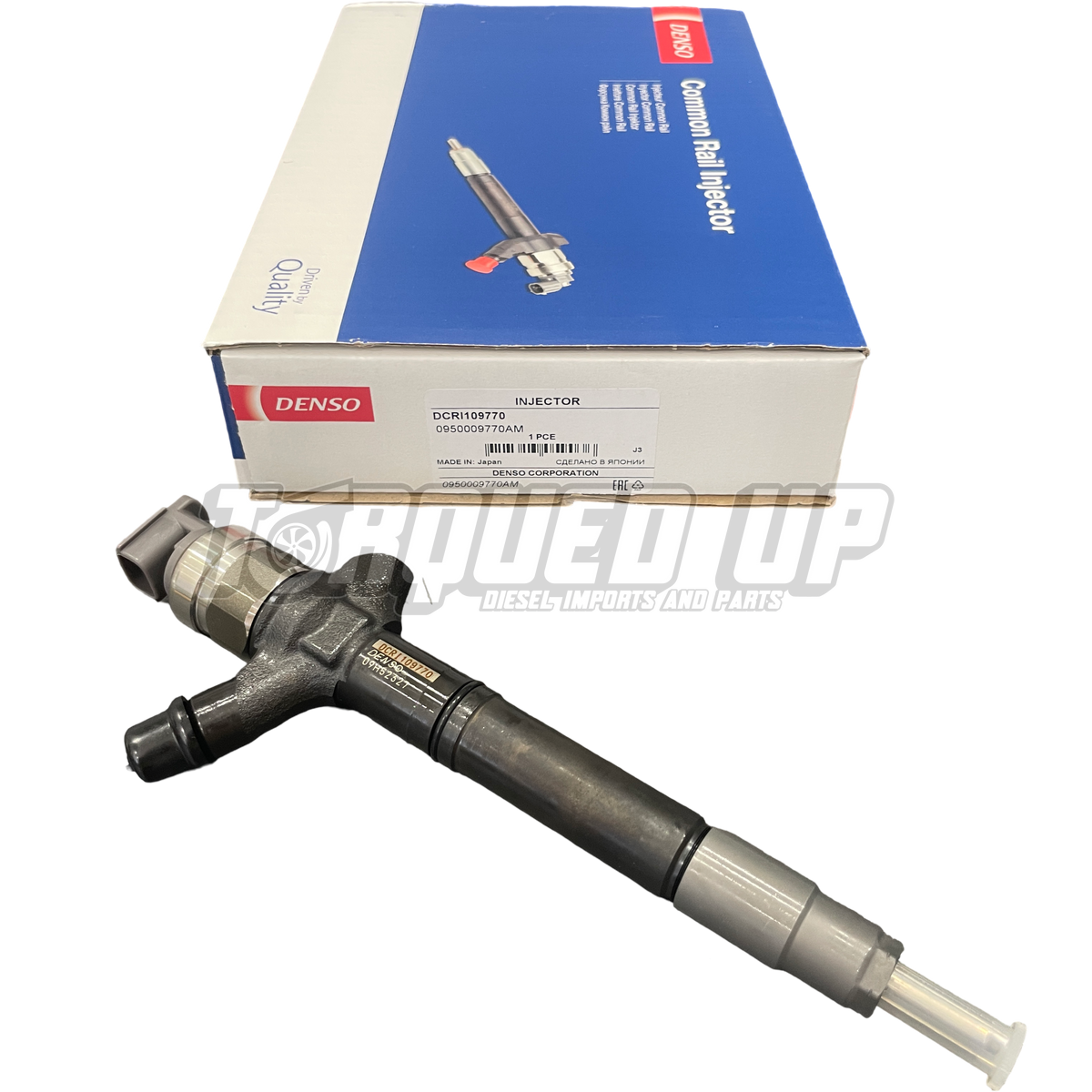 Genuine Denso 095000‑9780 Injectors (Set of 8) – Toyota LandCruiser 200 Series 4.5L 1VD‑FTV Pre‑DPF