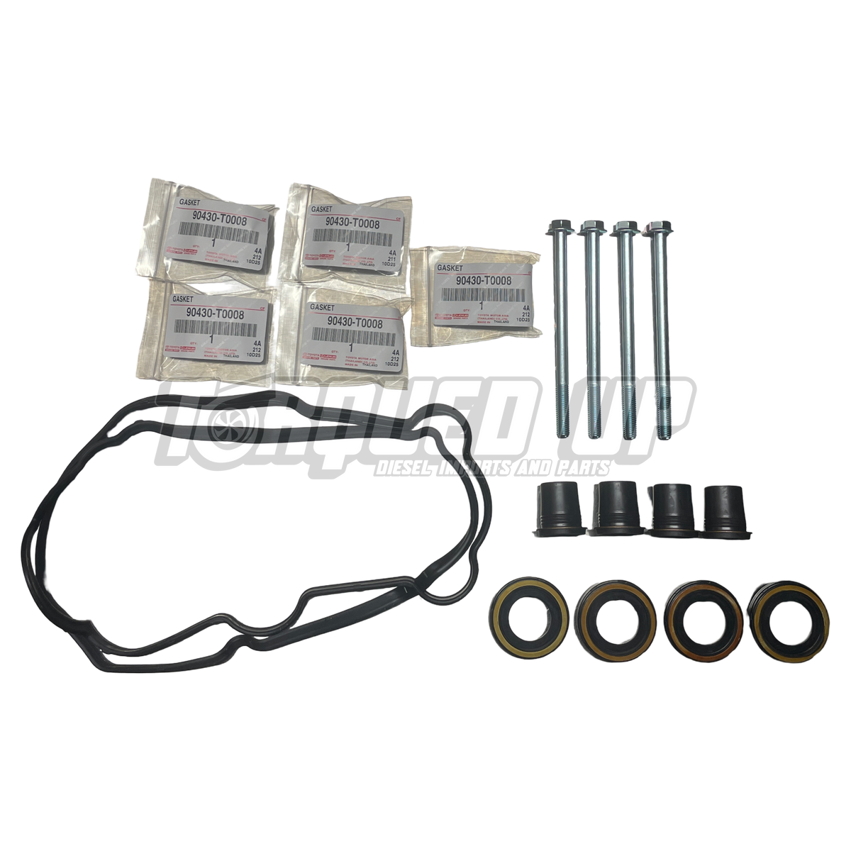 Genuine Denso 295050‑0460 Injectors (Set of 4) – Toyota Hilux/Prado 1KD‑FTV 18‑Code