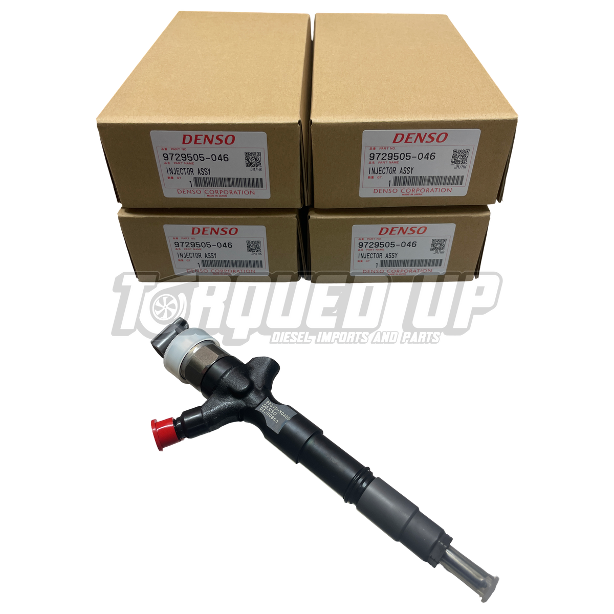 Genuine Denso 295050‑0460 Injectors (Set of 4) – Toyota Hilux/Prado 1KD‑FTV 18‑Code