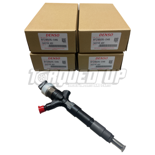Genuine Denso 295050‑0460 Injectors (Set of 4) – Toyota Hilux/Prado 1KD‑FTV 18‑Code