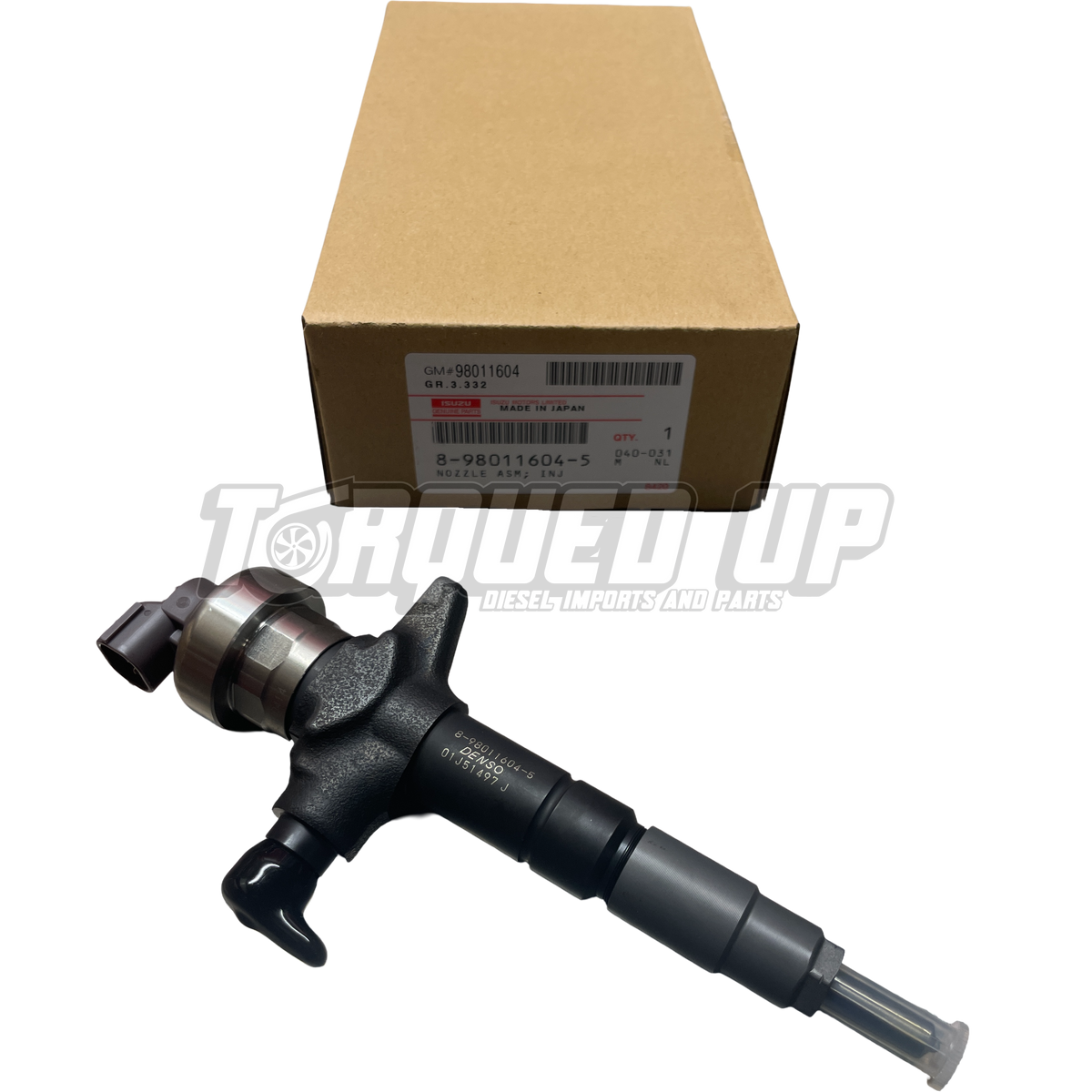 Genuine Denso 095000‑6980 Injectors (Set of 4) – Isuzu 4JJ1 3.0L / D‑Max / MU‑X / Colorado 2007–2012