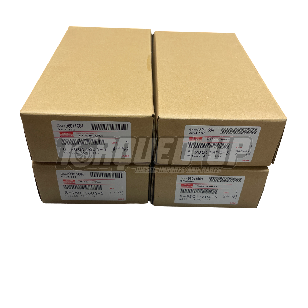 Genuine Denso 095000‑6980 Injectors (Set of 4) – Isuzu 4JJ1 3.0L / D‑Max / MU‑X / Colorado 2007–2012