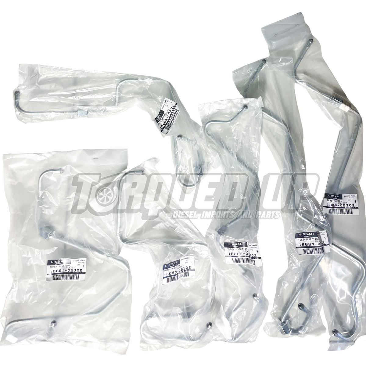 Genuine Nissan TD42 Injector Lines 1-6